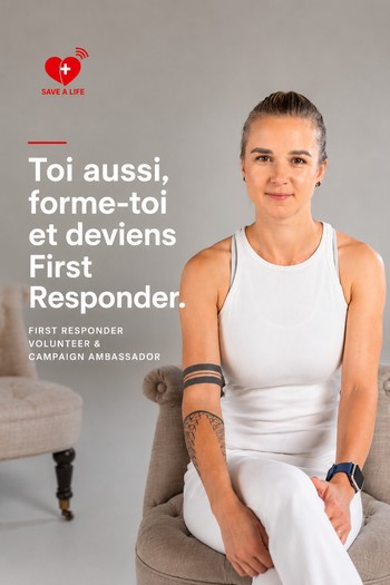 Save a Life Switzerland first responder campaign